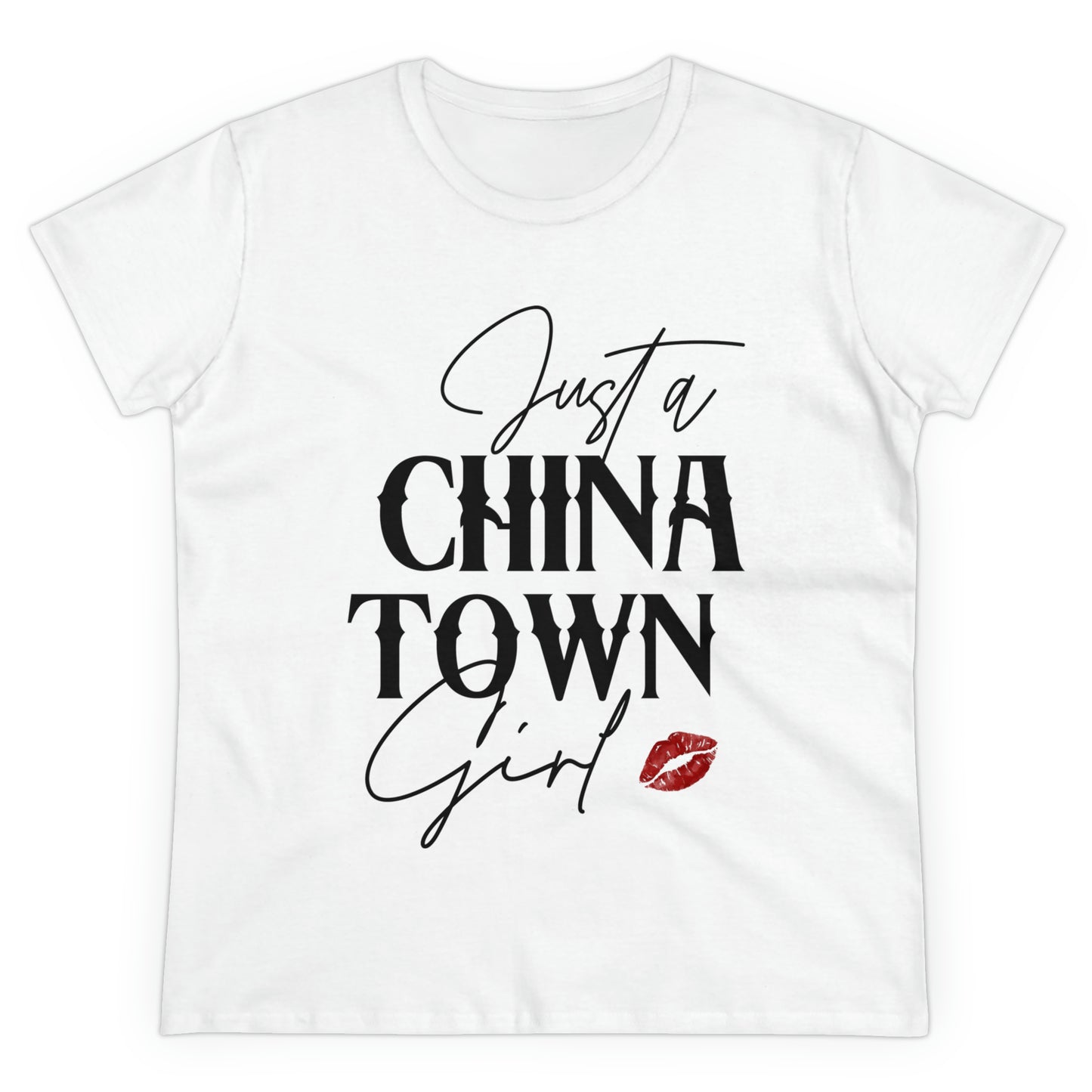 Just a Chinatown Girl Midweight Cotton Tee