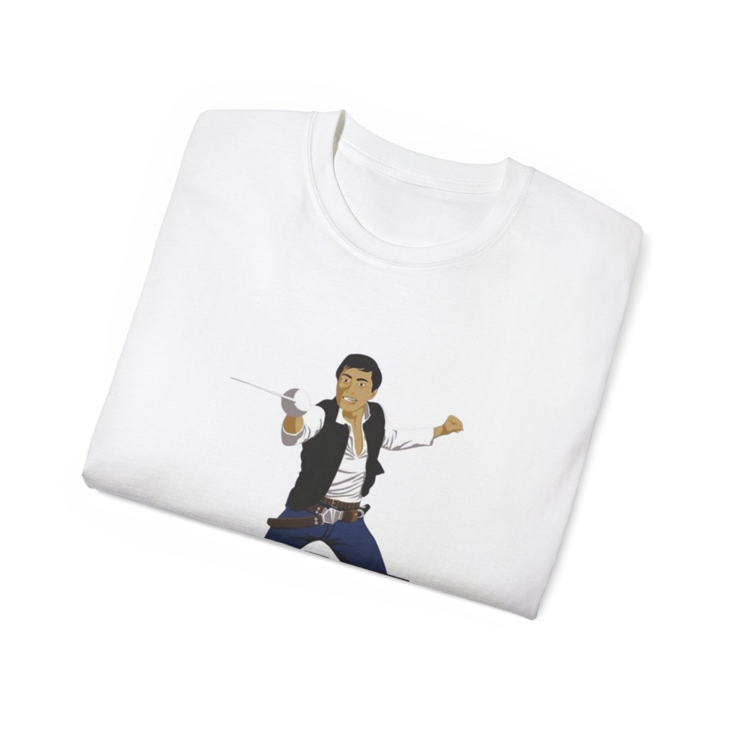 Han Solo and Ensign Sulu "The Naked Time" Crossover - Unisex Ultra Cotton Tee