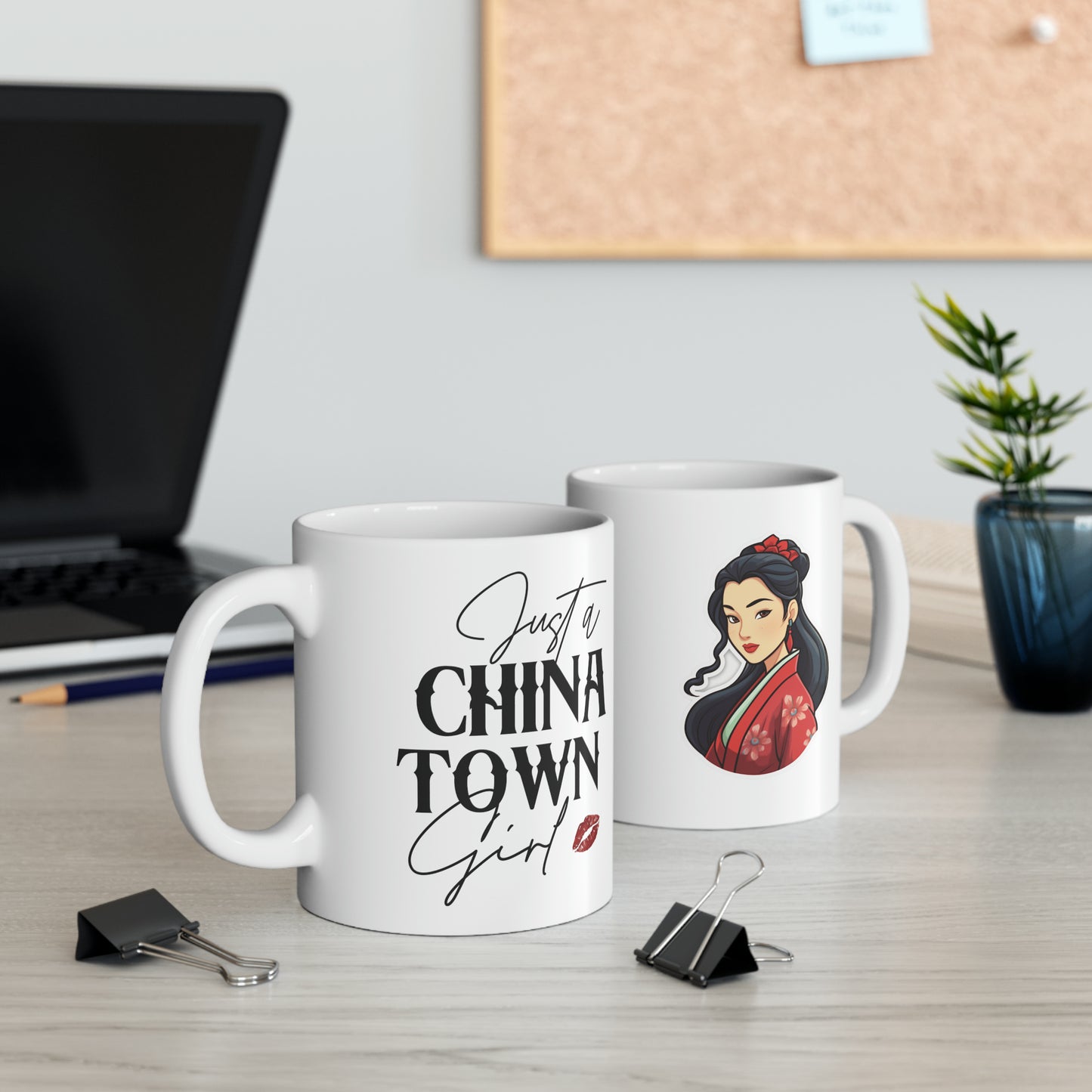 "Just a Chinatown Girl" Ceramic Mug 11oz