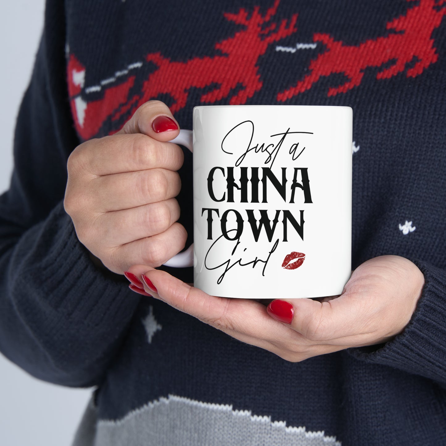 "Just a Chinatown Girl" Ceramic Mug 11oz