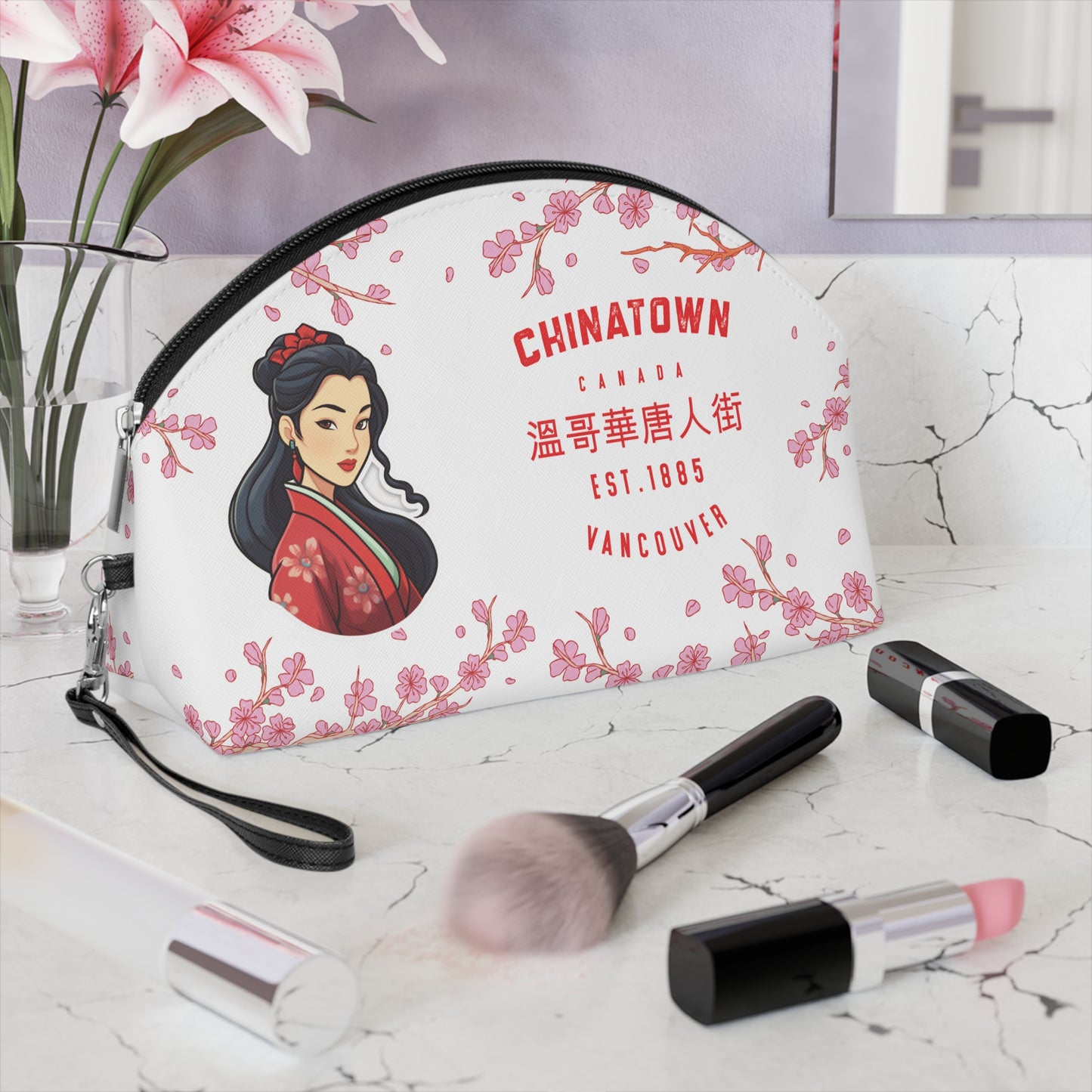 Vancouver Chinatown Makeup Bag