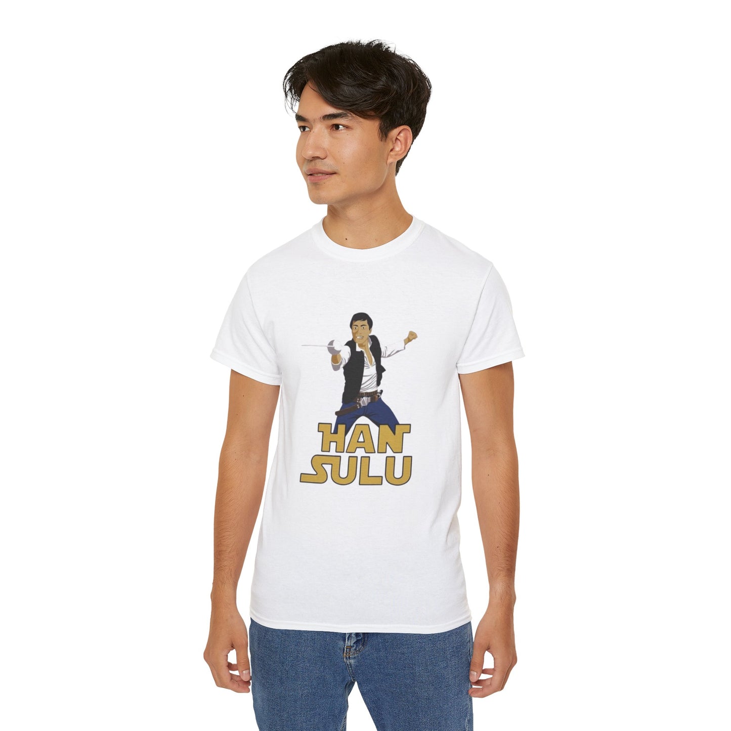 Han Solo and Ensign Sulu "The Naked Time" Crossover - Unisex Ultra Cotton Tee