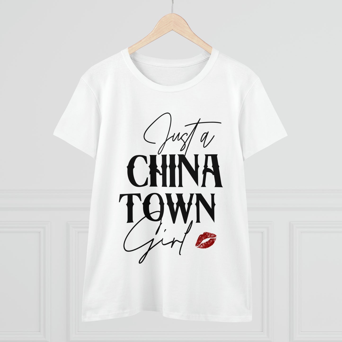 Just a Chinatown Girl Midweight Cotton Tee