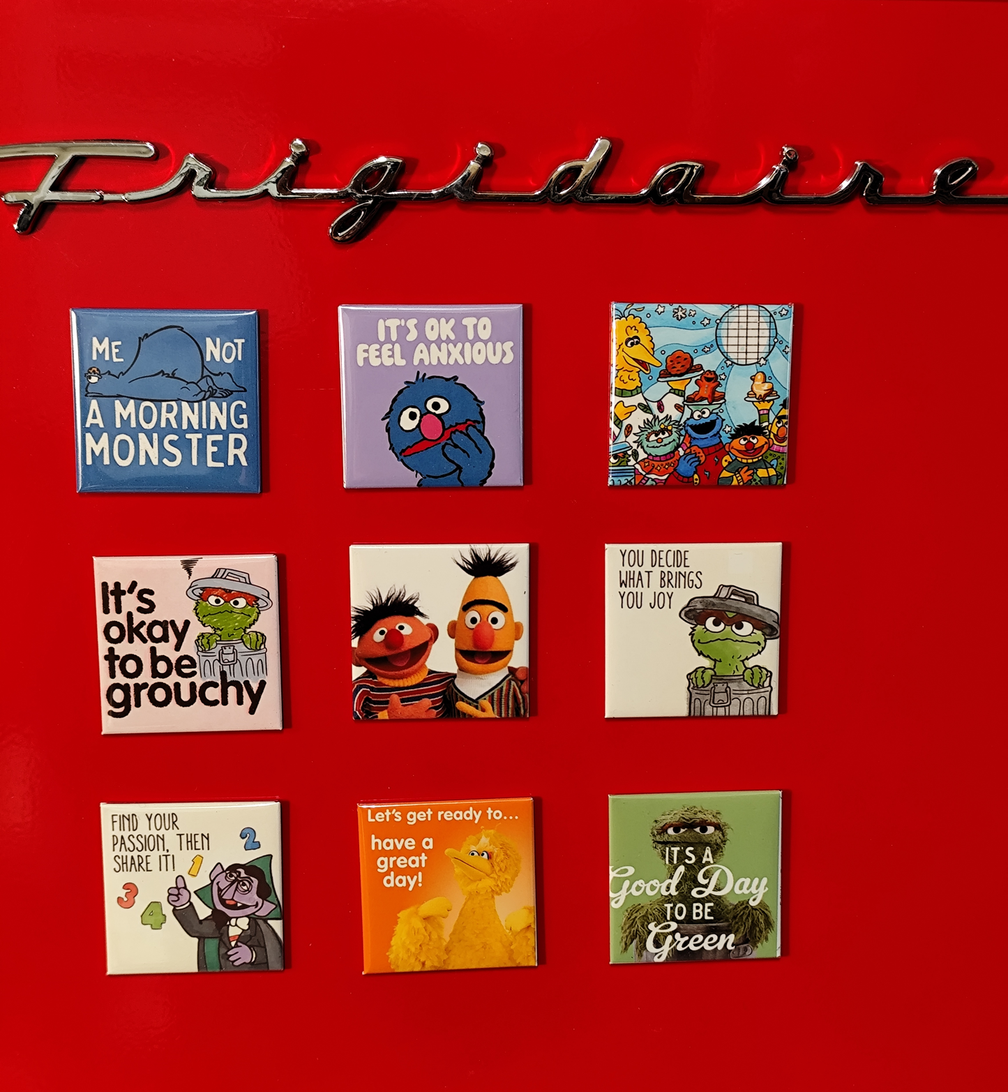 Personalized 2" x 2" Square Custom Photo Magnets (Set of 9)