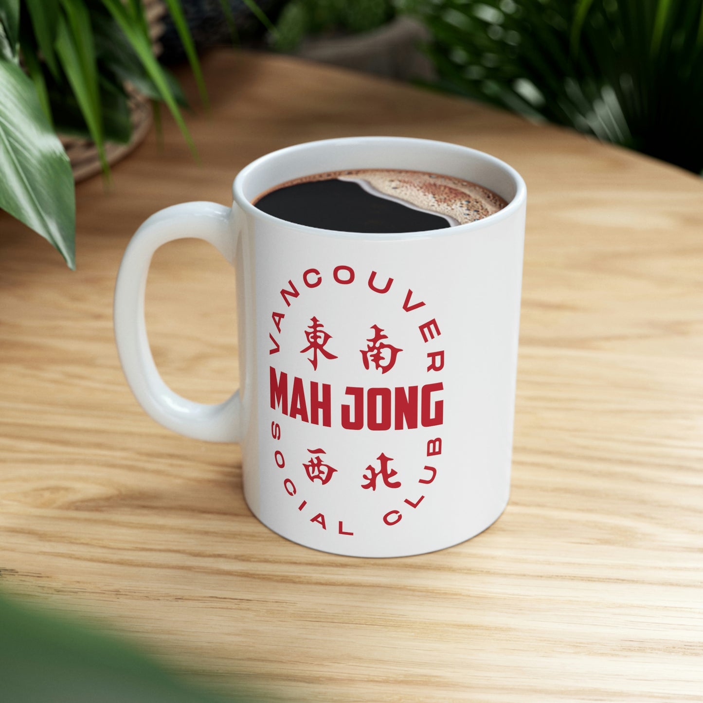 Vancouver Mah Jong Social Club Ceramic Mug 11oz