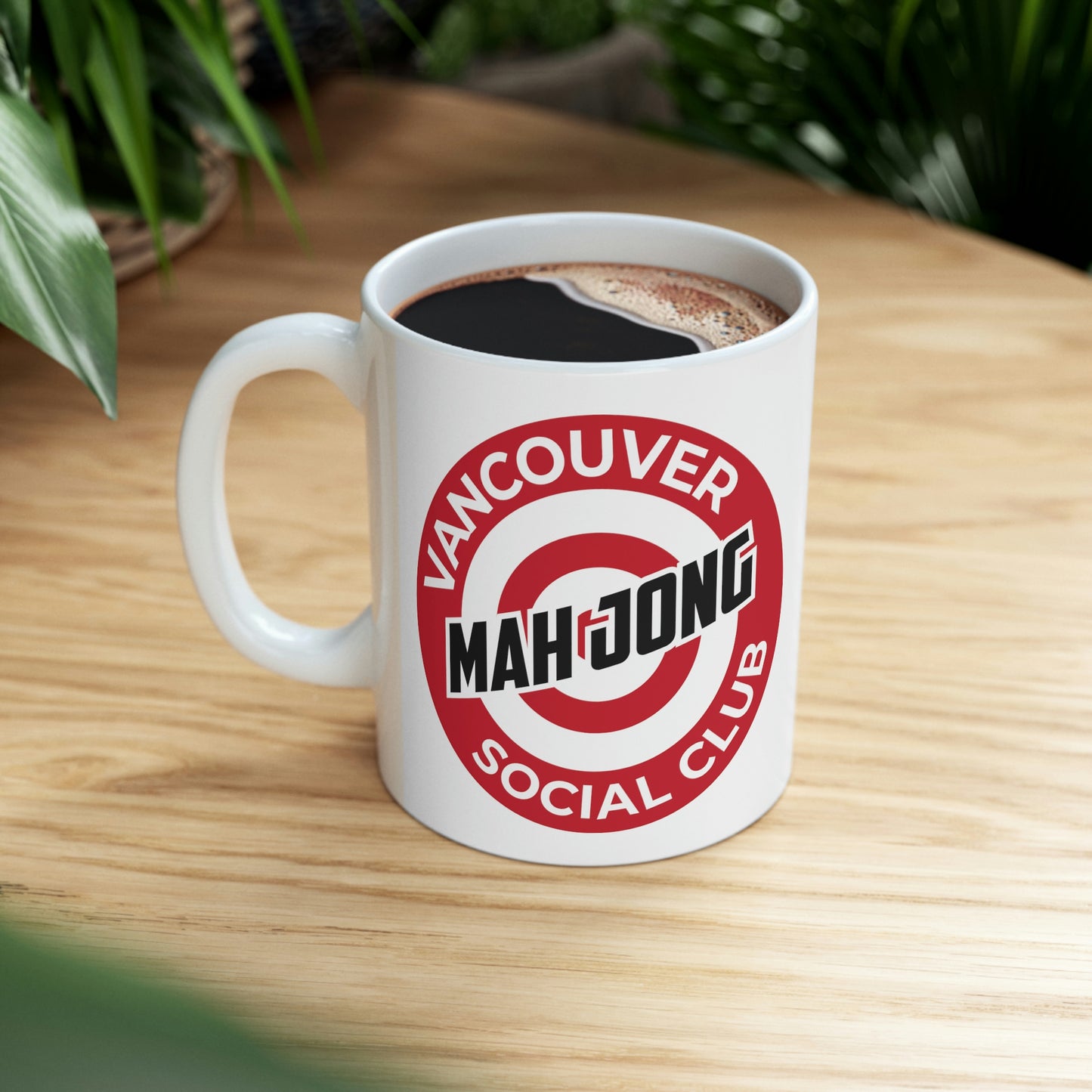 Vancouver Mah Jong Social Club Ceramic Mug 11oz