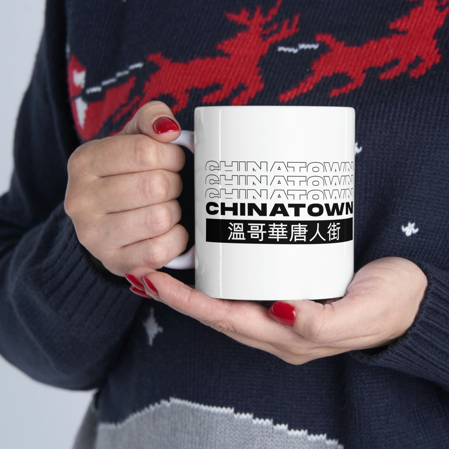 Vancouver Chinatown - White Ceramic Mug 11oz