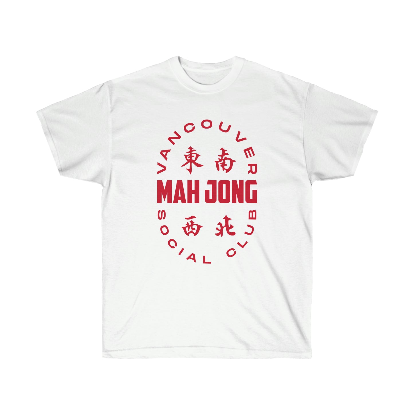 Vancouver Mah Jong Social Club Unisex Ultra Cotton Tee